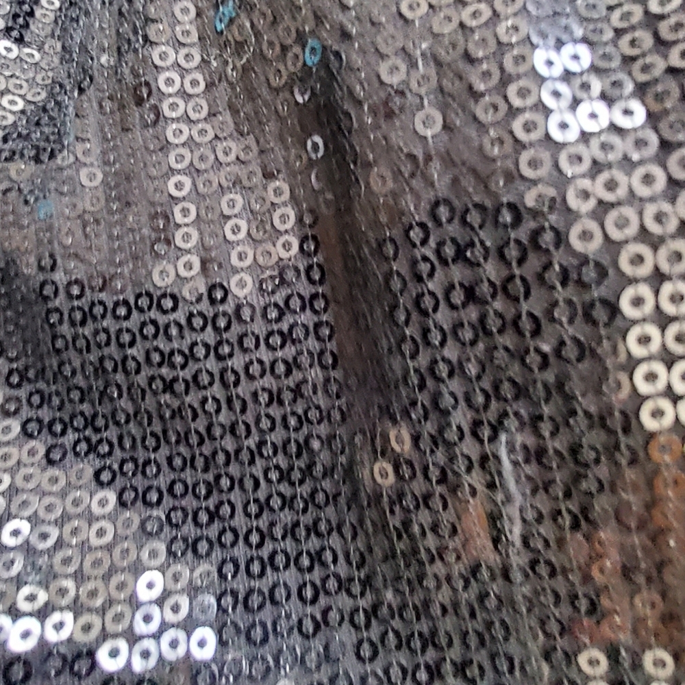 🔥Janice Black Sequin Dress with Pleated Sleeves ( Size S)🔥 - Picture 4 of 8